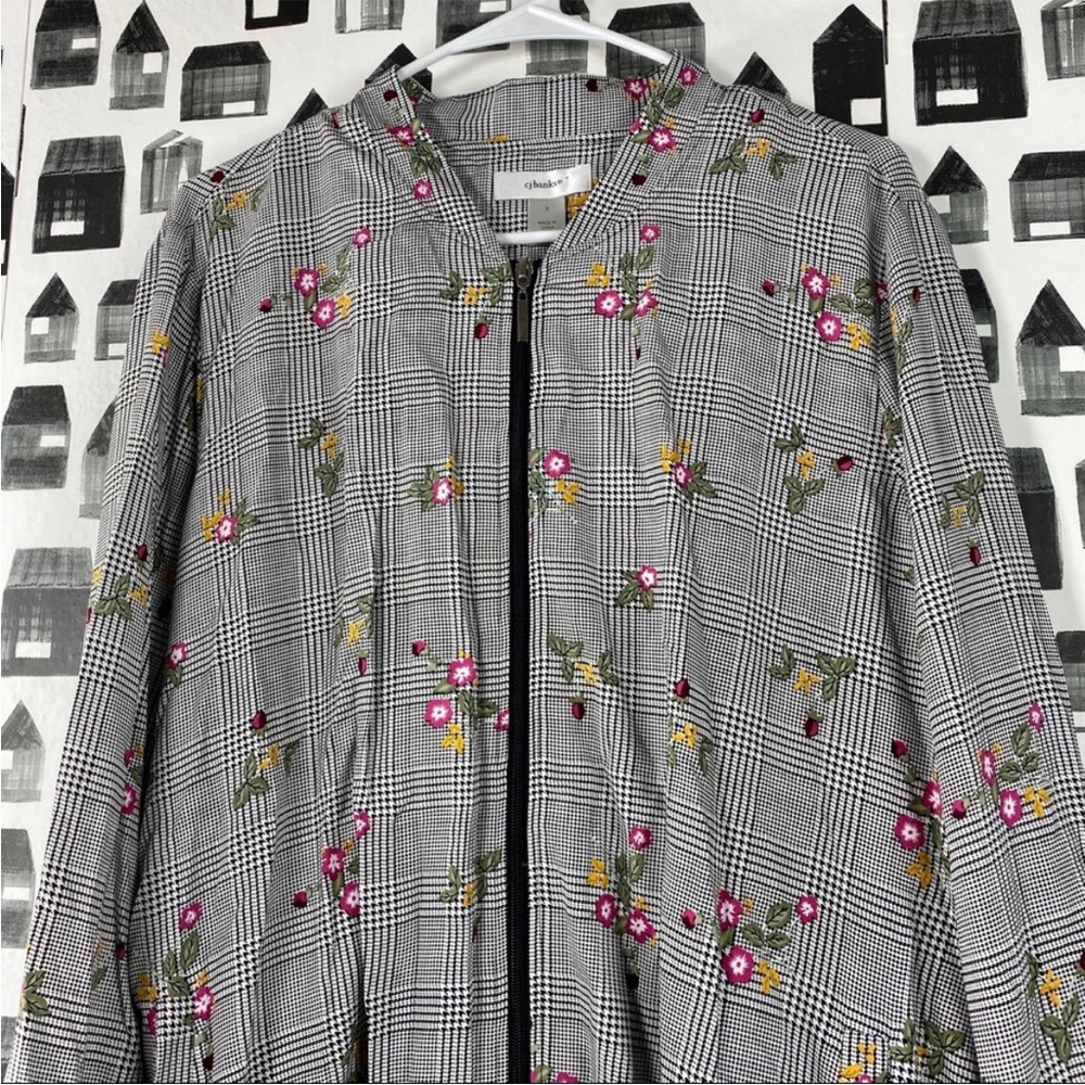 CJ Banks | Floral zip up jacket - Picture 2 of 7
